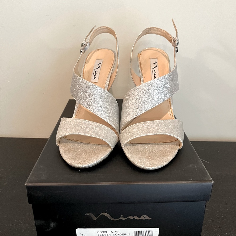 Nina Consula Silver 9.5